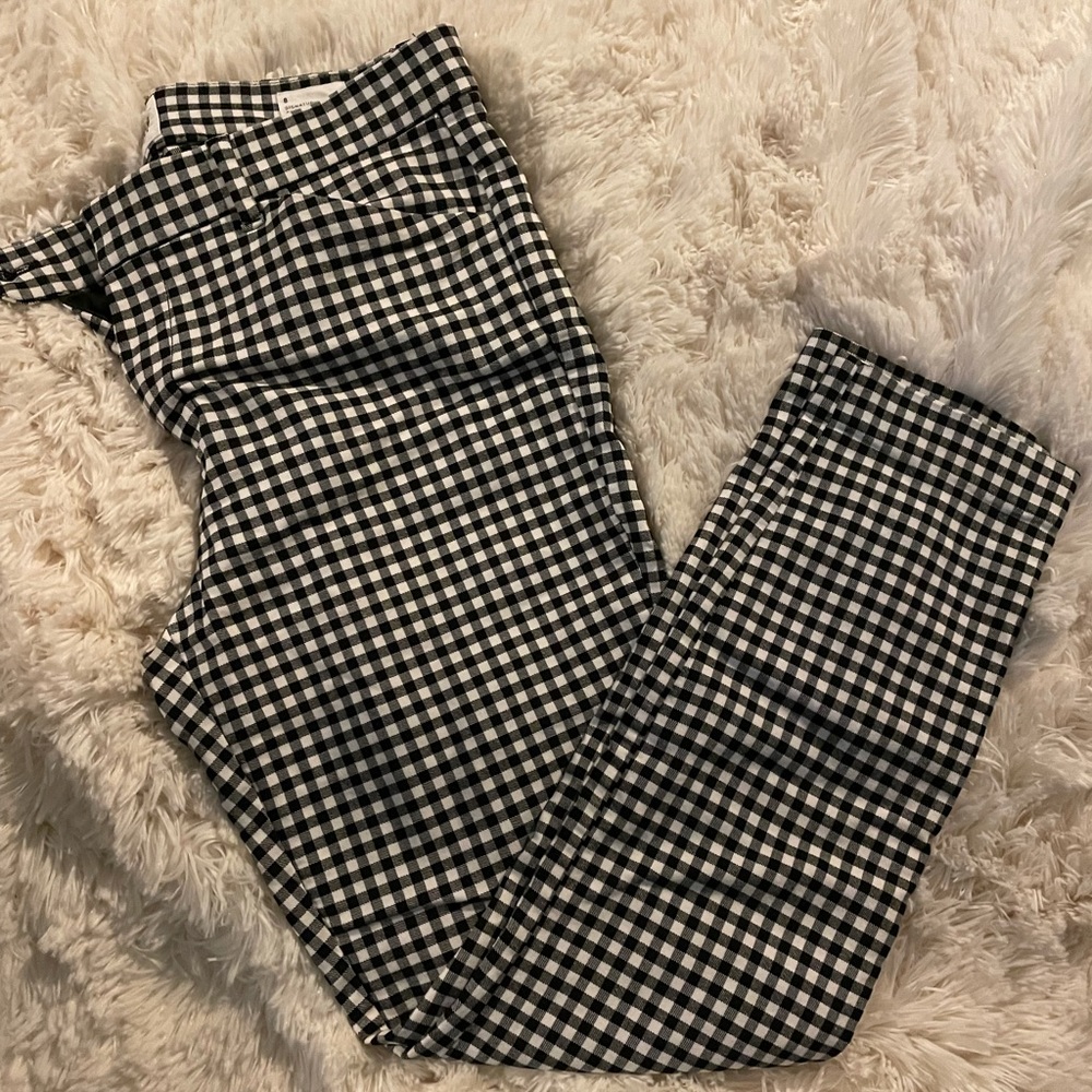 EUC GAP Gingham Check Signature Skinny Ankle pants